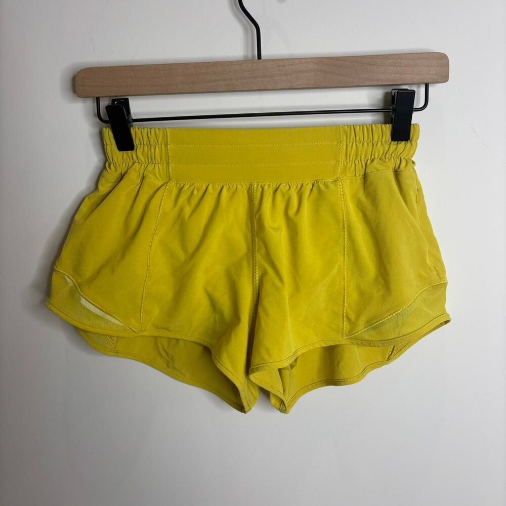 Lululemon Women's Yellow Shorts